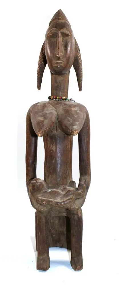 Bambara Mali – figura matky s dítětem na klíně