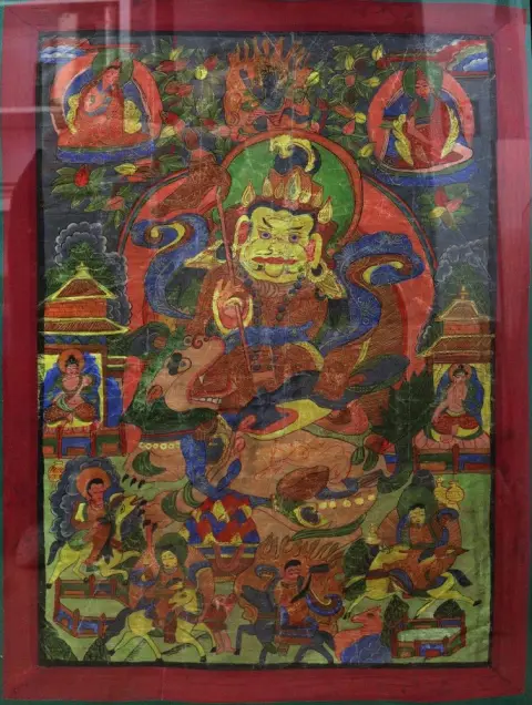 Antyczna Thangka – Vaishravana