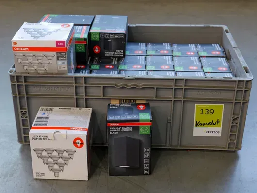 Osram Endura Classic square updown černá s příslušenstvím