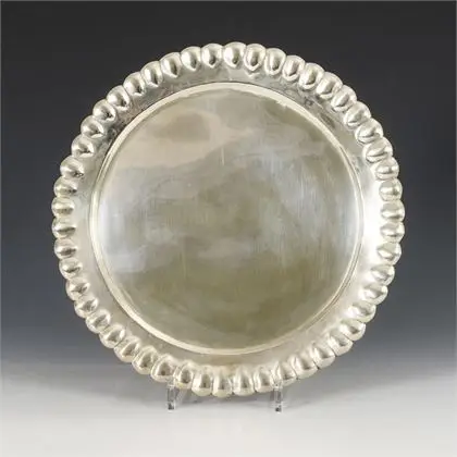 Vassoio in argento Art Déco