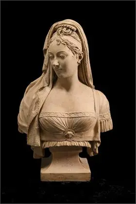 CHINARD, Joseph (1756 Lyon - 1813 ibid.). Buste de femme en costume Empire
