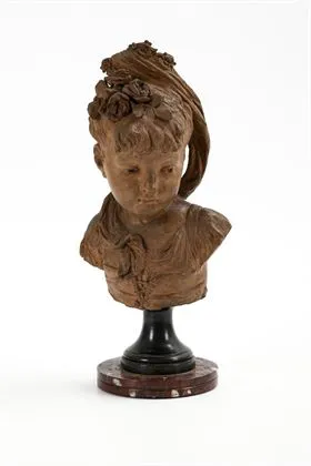 ROUSSEAU, E. Buste d'enfant