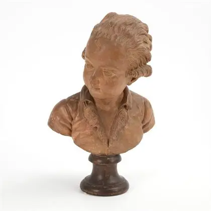 Tête de garçon style Louis XVI