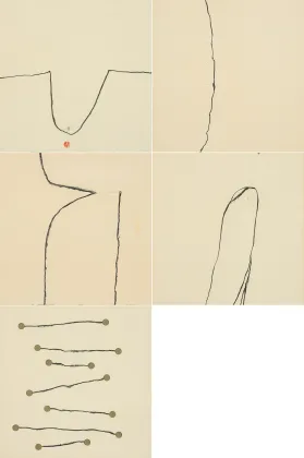 Lot de 6 collages