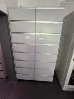 2 Hängeregistraturschränke, 8-zugig