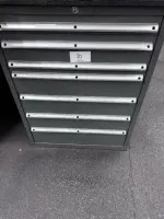 1 metal tool drawer cabinet, 7-drawer with contents