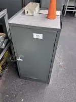 1 metal tool cabinet, low