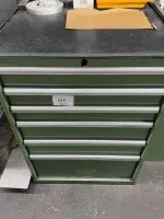 1 metal tool drawer cabinet, 6-drawer with contents