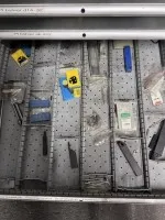 1 tool drawer cabinet, 20 drawers with contents