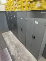 5 metal tool cabinets