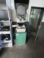 1 Mitutoyo profile projector with base cabinet