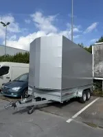 1 remorque tandem porte-voiture Louven GBP10-30-421926, caisse fermée