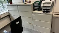 3 suspension filing cabinets, 2x 4-drawer and 1x 3-drawer - collection after approval