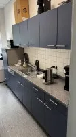 1 kitchen unit, approx. 3 linear m, consisting of refrigerator,