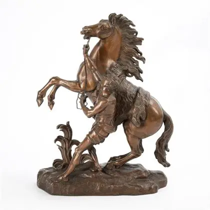COUSTOU L'ANCIEN, Guillaume (1677 Lyon - 1746 Paris). Homme avec cheval cabré
