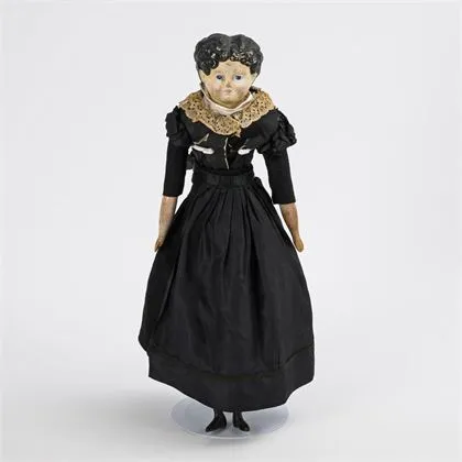 Poupée Biedermeier à tête de buste