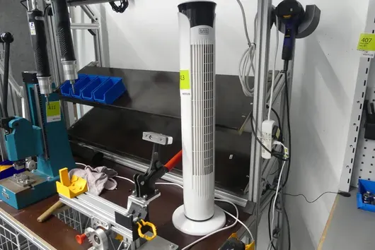 Ventilator op standaard