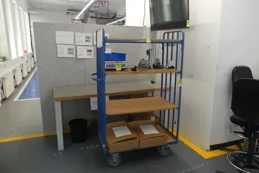 FETRA shelf trolley, without contents