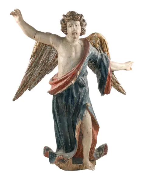 Baroque angel – Large standing angel figure with outstretched arms
