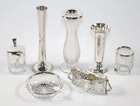 Silber. – Sammlung aus 7 Teilen