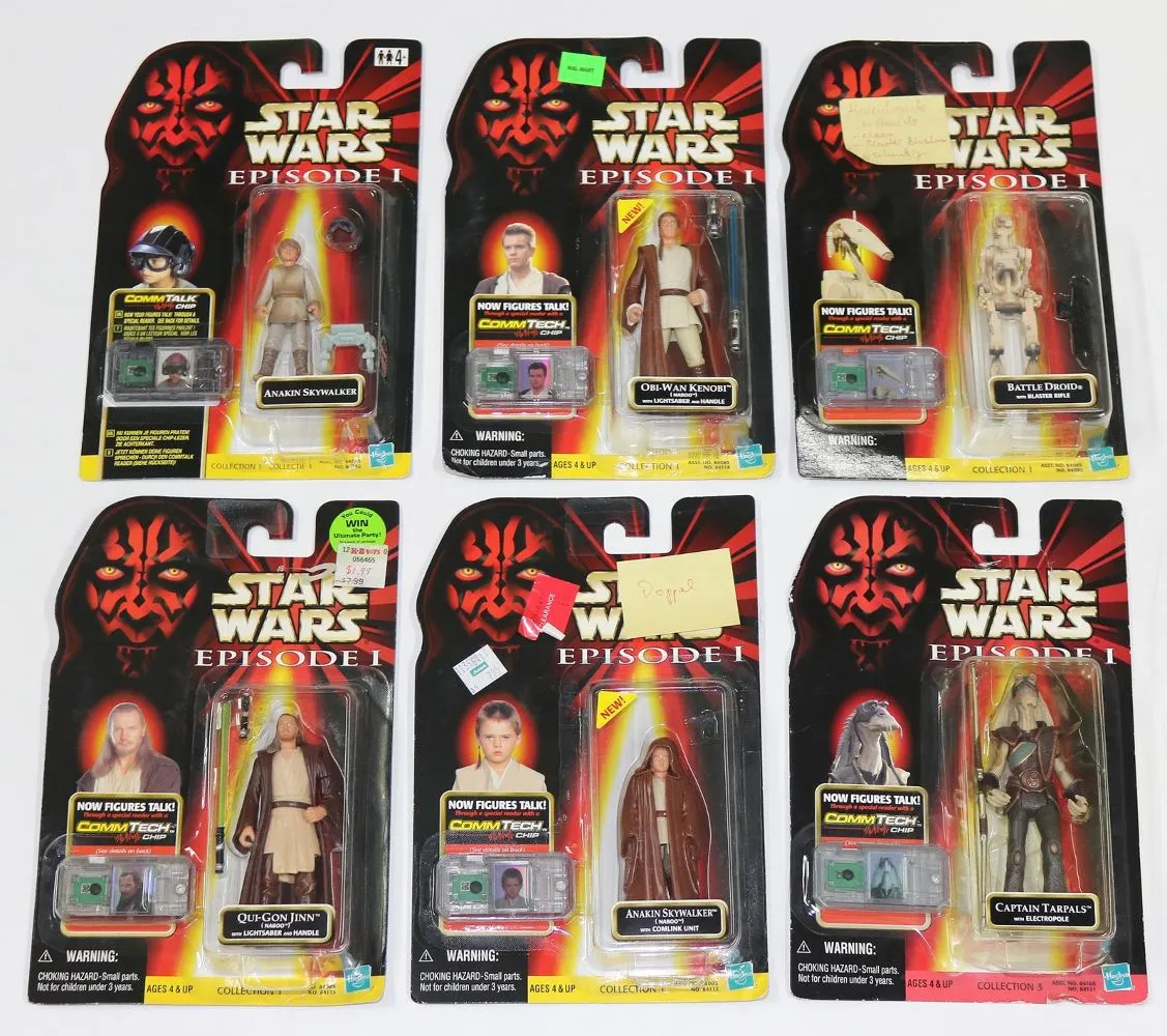Star Wars – 21 Action Figures "Episode I" von Hasbro, 1999-2000