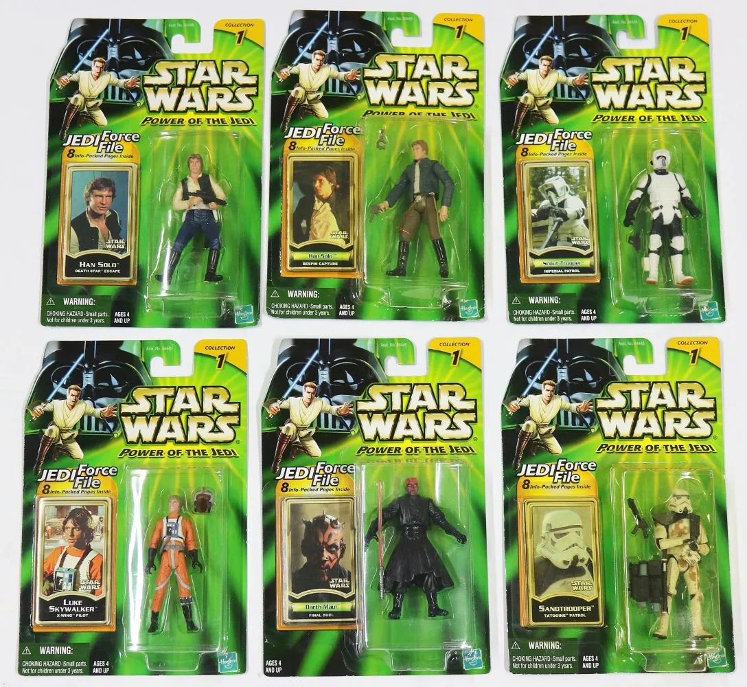 Star Wars – 22 Action Figures "Power Of The Jedi" von Hasbro, 2000-2001