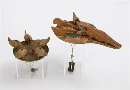 2 jeux de pendule "Pickhühner"