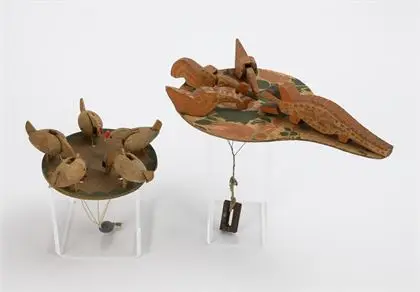 2 jeux de pendule "Pickhühner"