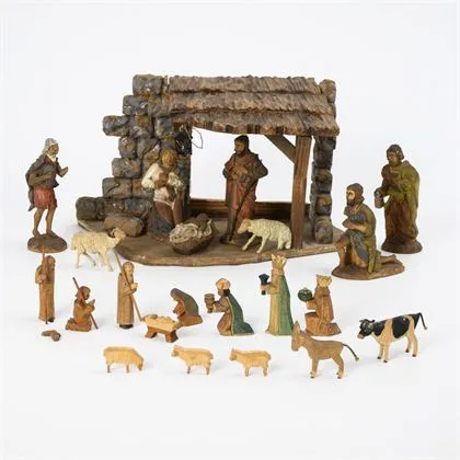 Crèche sculptée
