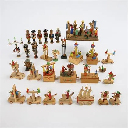 Miniatures jouets de l'Erzgebirge d'autrefois et d'aujourd'hui. Rudolf Ender, Grünhainichen
