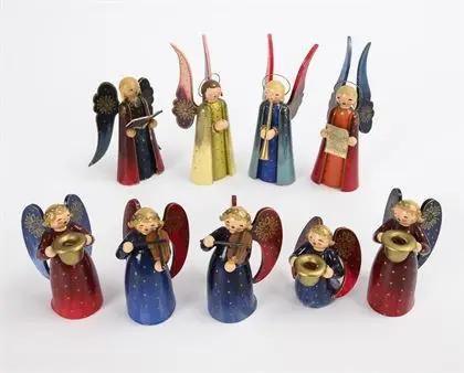 9 anges brocart. Wendt & Kühn, Grünhainichen
