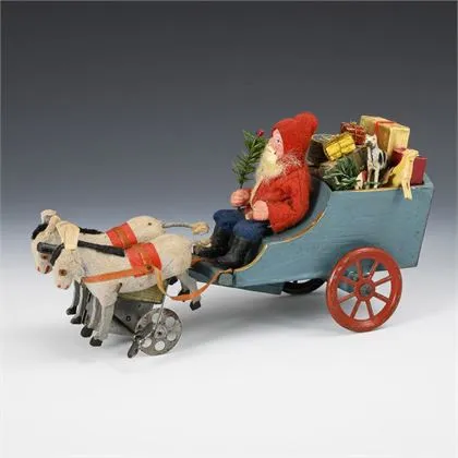 Mechanische ezelwagen in doos