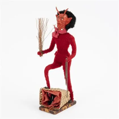 Krampus avec yeux de verre