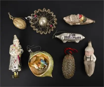 Lot de 8 pièces de décoration de sapin de Noël