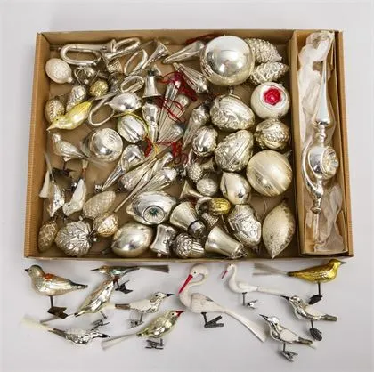 Lot kerstboomversiering