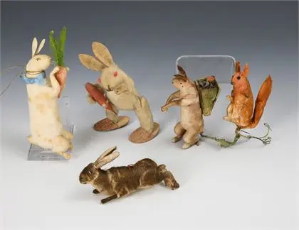 5 animaux en ouate