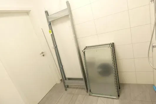 Leichtbauregal - zerlegt
