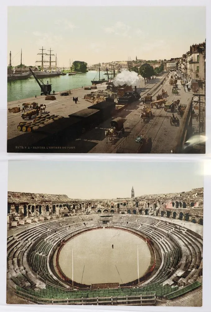 Photochrom. – 8 photochromen van Nice, Monaco en