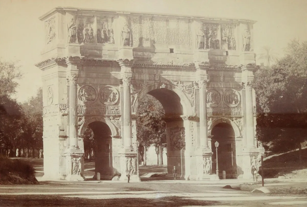 Konstantinsbogen. – Unbekannter Photograph, ca