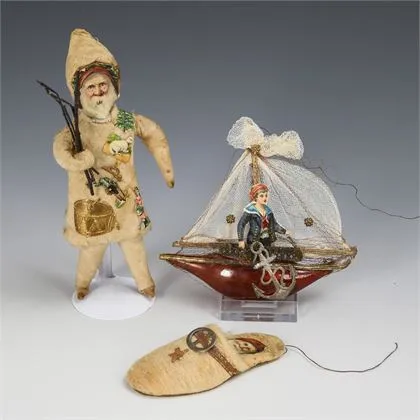 3 pièces de décoration de Noël rare