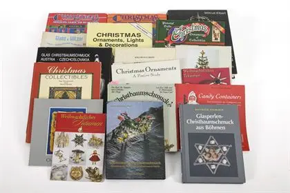 Lot de 18 livres sur le thème des décorations de sapin de Noël
