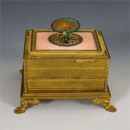 Boîte à oiseau chanteur Griesbaum avec écrin d'origine
