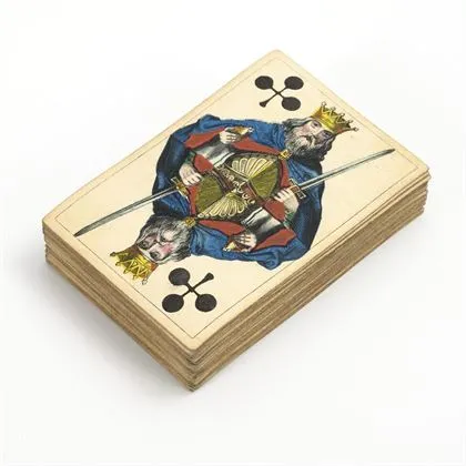 Cartes de whist Biedermeier