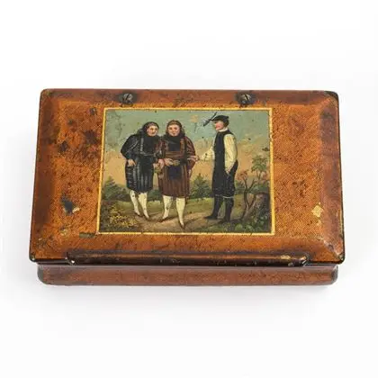 Tabatière costume d'Altenbourg