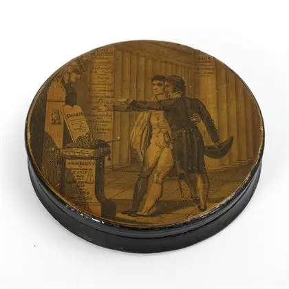 Tabatière en l'honneur des défenseurs des droits et libertés de la nation française