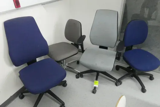 4x chaise de bureau