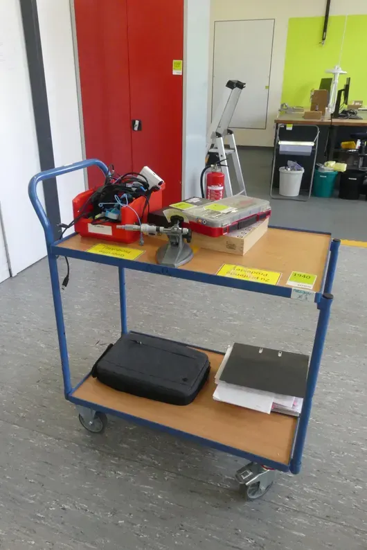 FETRA shelf trolley, without contents