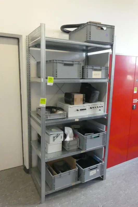 Storage shelf, 1 bay, without contents, max. shelf load 100 kg