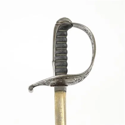 Schweizer Offizierssäbel Model 1899, mit Scheide
