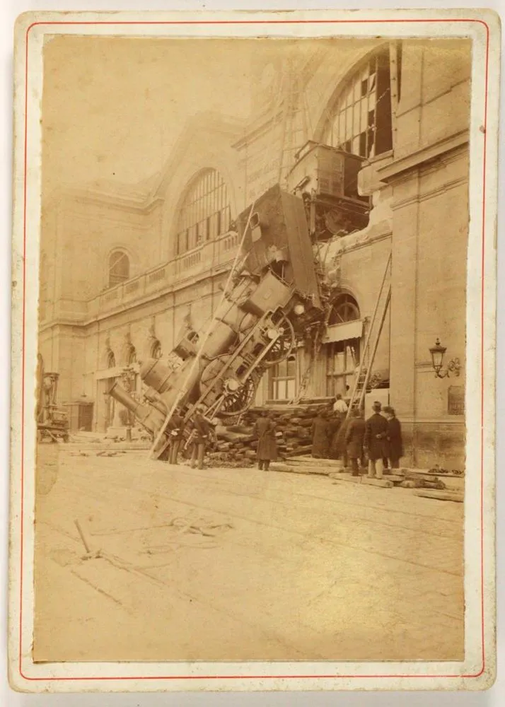 Zugunglück. – Gare Monparnasse vom 22